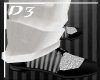 D3[PinstripedWhite]shoes