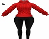 L Jada SweaterFit Red 1
