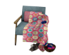 armchair with cat