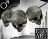 Skull Head Necklace Male