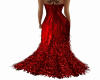 red Feather Gown