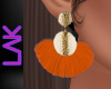 Camila earrings orange