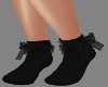 !R! Black Bow Bootees