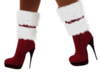 Red/White Santa Boots