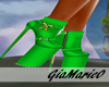 g;Taxi green boots