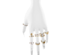 D1 White Nails & Rings