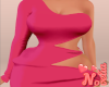 N. Pink sleeve dress