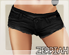 [Z] Jeans Shorts Black