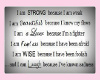 I Am Strong.......