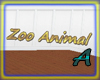 zoo animal frame text