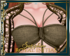 [S] Brown Ripped Top