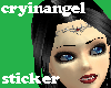 cryinAngel sticker