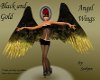 Black n Gold angel wings