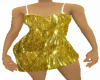 Gold Foil Tinsel Dress