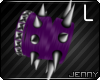 *J Punk spikes Purple L