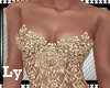 *LY* Sexy Gold Dress