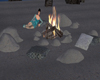 sandy  campfire +Sound