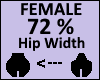 Hip Scaler 72% Female