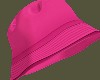 Pink bucket hat