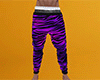 Purple Tiger Stripe PJ Pants (M)
