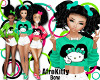 LilMiss AfroKitty Bow T
