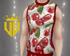 VV|Very Cherry Sheer Top