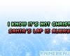 RB Santa's lap...