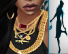 ::HER::Slay/Gld necklace