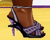 Silver/Purple sandals
