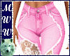 Pink Jeans/ White Lace