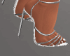 Silver Giulia Heels