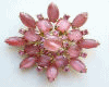 Pink Old Gem Necklace