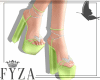 F❥ Denise Green Heels