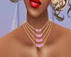 Gold & Pink Necklace