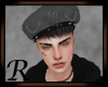 Edgy Punk Beret Grey