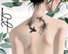 M. Fishes Back Tattoo