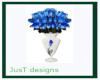 Blue Rose Vase