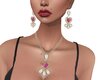 Pink Hearts Jewelry Set