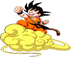 Goku kid cutout