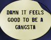 Gangsta Sticker