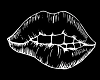 kiss lips  Neck tattoo