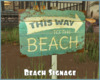 *Beach Signage