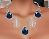 Silver + Blue Necklaces