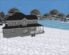  snow winter house