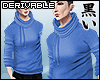 [K] cowl sweatshirt M