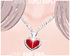 $K Valentine Necklace