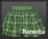 Green Plaid Skirt