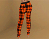 Orange PJ Pants Plaid F