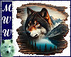 Wolf Lake Carved Art