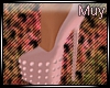 Muy| Heels Studded Pink